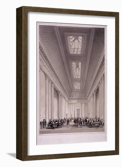 Hall of Commerce, Threadneedle Street, London, C1850-George Hawkins-Framed Giclee Print