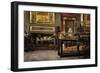 Hall of Egyptian Museum in Turin-Lorenzo Delleani-Framed Giclee Print