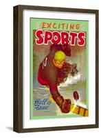 Hall of Fame Goalie-null-Framed Art Print