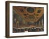 Hall of Great Council in Ducal Palace-Gabriel Bella-Framed Giclee Print