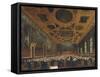 Hall of Great Council in Ducal Palace-Gabriel Bella-Framed Stretched Canvas