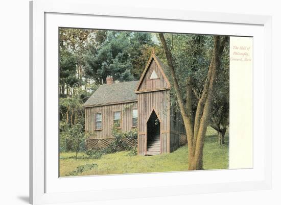 Hall of Philosophy, Concord-null-Framed Art Print