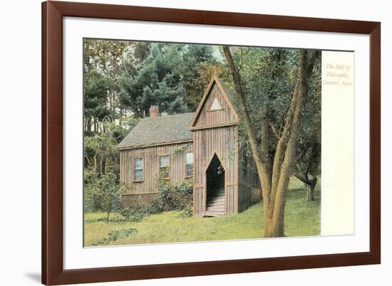 Hall of Philosophy, Concord-null-Framed Art Print