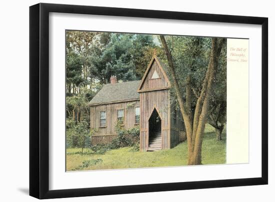 Hall of Philosophy, Concord-null-Framed Art Print