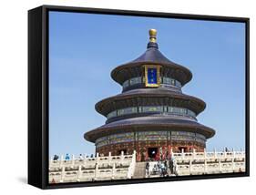 Hall of Prayer for Good Harvests, Temple of Heaven (Tian Tan), Beijing, China-Gavin Hellier-Framed Stretched Canvas