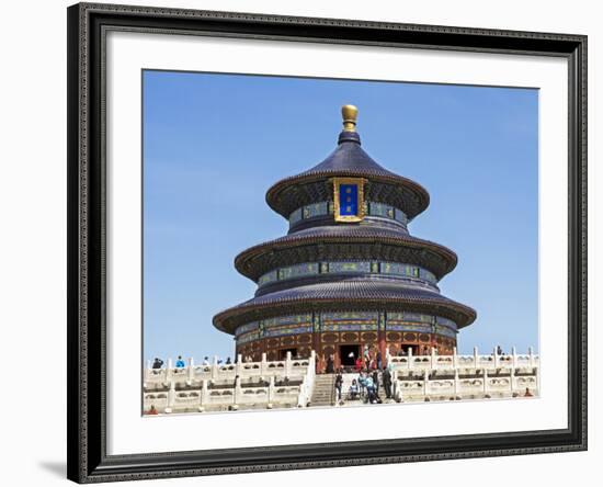 Hall of Prayer for Good Harvests, Temple of Heaven (Tian Tan), Beijing, China-Gavin Hellier-Framed Photographic Print