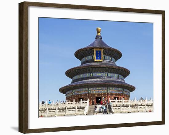 Hall of Prayer for Good Harvests, Temple of Heaven (Tian Tan), Beijing, China-Gavin Hellier-Framed Photographic Print