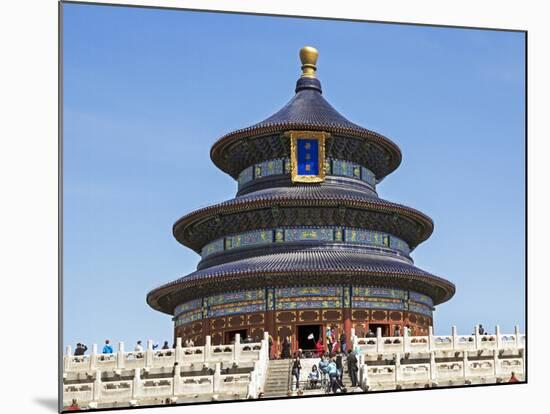 Hall of Prayer for Good Harvests, Temple of Heaven (Tian Tan), Beijing, China-Gavin Hellier-Mounted Photographic Print