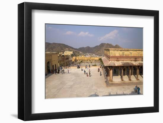 Hall of Public Audience (Diwan-E-Khas), Amber Fort Palace, Jaipur, Rajasthan, India, Asia-Peter Barritt-Framed Photographic Print