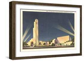 Hall of Religion, Texas Centennial-null-Framed Art Print