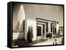 Hall of Science at Chicago World's Fair-null-Framed Stretched Canvas