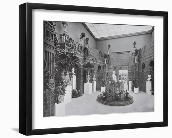 Hall of Sculptures on the Dyaghilev's Exposition De L'Art Russe at the Salon D'Automne in Paris-Léon Bakst-Framed Giclee Print