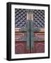 Hall of Supreme Harmony-door detail, The Forbidden City, Beijing, China-Walter Bibikow-Framed Photographic Print