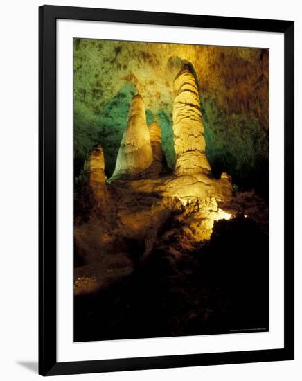 Hall of the Giants, Big Room, Carlsbad Caverns National Park, New Mexico, USA-Maresa Pryor-Framed Photographic Print