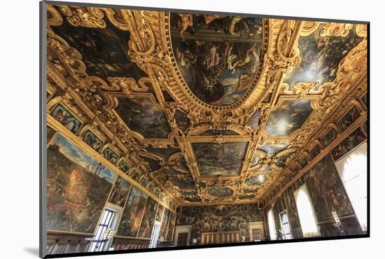 Hall of the Great Council (Sala del Maggior Consiglio), Doge's Palace, Venice, UNESCO World Heritag-Eleanor Scriven-Mounted Photographic Print