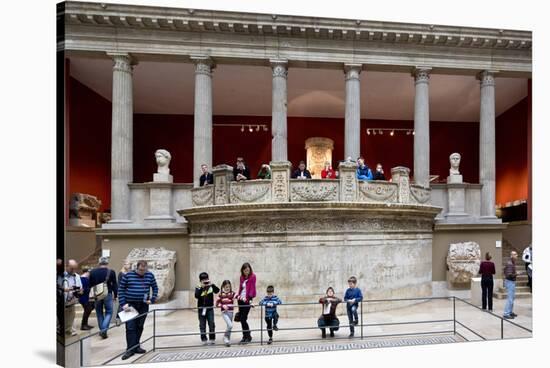 Hall of the Trajaneum at the Pergamon Museum, Museum Island, Berlin, Germany-null-Stretched Canvas