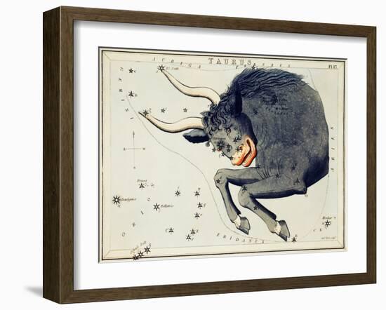Hall's Astronomical Illustrations III-Sidney Hall-Framed Art Print