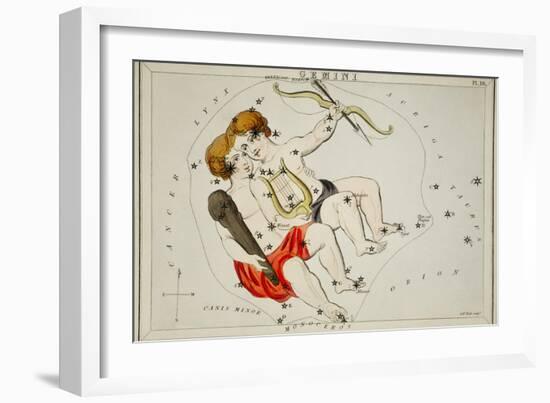 Hall's Astronomical Illustrations IV-Sidney Hall-Framed Art Print