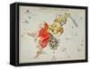 Hall's Astronomical Illustrations V-Sidney Hall-Framed Stretched Canvas