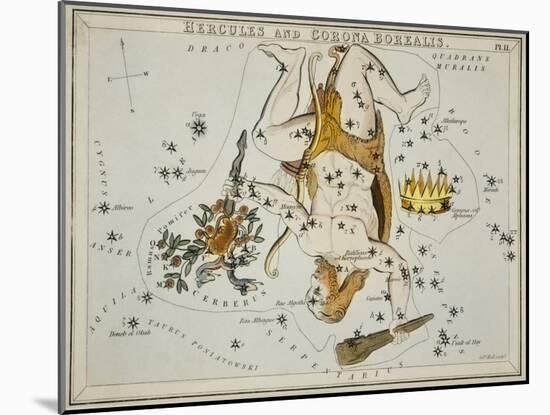 Hall's Astronomical Illustrations VI-Sidney Hall-Mounted Art Print