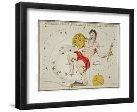 Hall's Astronomical Illustrations VII-Sidney Hall-Framed Art Print