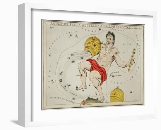 Hall's Astronomical Illustrations VII-Sidney Hall-Framed Art Print