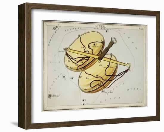 Hall's Astronomical Illustrations X-Sidney Hall-Framed Art Print