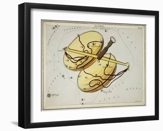 Hall's Astronomical Illustrations X-Sidney Hall-Framed Art Print