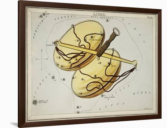 Hall's Astronomical Illustrations X-Sidney Hall-Framed Art Print