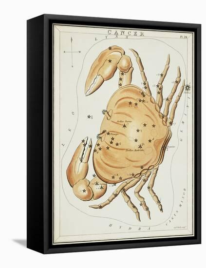 Hall's Astronomical Illustrations XIV-Sidney Hall-Framed Stretched Canvas