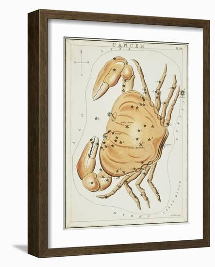 Hall's Astronomical Illustrations XIV-Sidney Hall-Framed Art Print