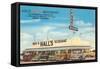 Hall's Drive-In, Roadside Retro-null-Framed Stretched Canvas