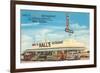 Hall's Drive-In, Roadside Retro-null-Framed Premium Giclee Print