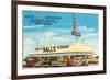 Hall's Restaurant, Fresno, California-null-Framed Premium Giclee Print
