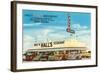 Hall's Restaurant, Fresno, California-null-Framed Art Print
