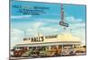 Hall's Restaurant, Fresno, California-null-Mounted Art Print