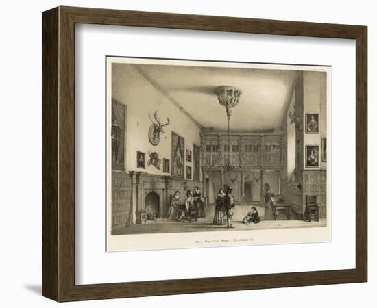 Hall, Wroxton Abbey, Oxfordshire-Joseph Nash-Framed Giclee Print