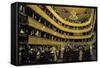 Hall-Gustav Klimt-Framed Stretched Canvas