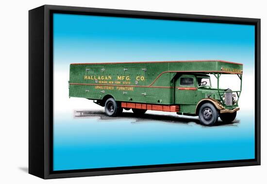 Hallagan Truck-null-Framed Stretched Canvas