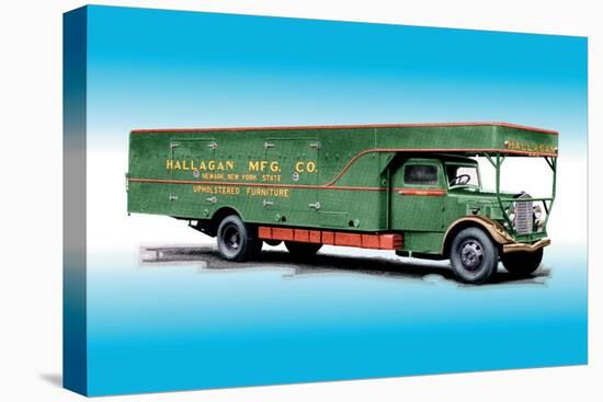 Hallagan Truck-null-Stretched Canvas