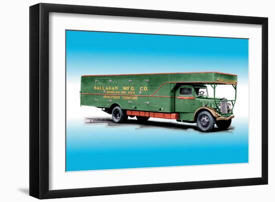 Hallagan Truck-null-Framed Art Print