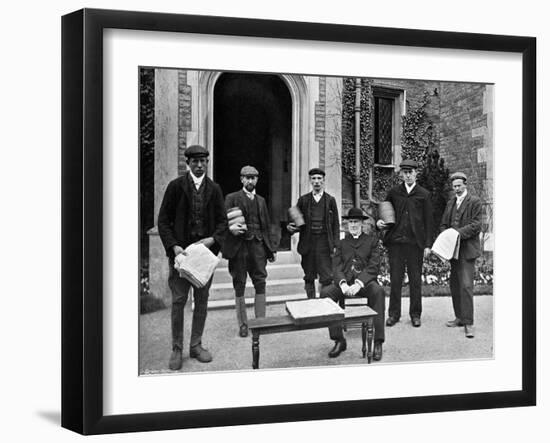 Hallaton Pie Festival -2-Sir Benjamin Stone-Framed Photographic Print