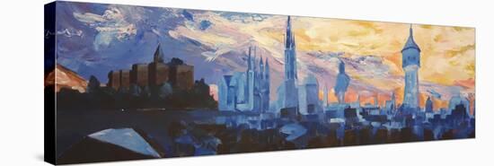 Halle Saale Germany Skyline-Markus Bleichner-Stretched Canvas