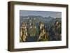 Hallelujah Mountains, Wulingyuan District, Mountain Peaks on Display-Darrell Gulin-Framed Photographic Print