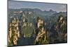 Hallelujah Mountains, Wulingyuan District, Mountain Peaks on Display-Darrell Gulin-Mounted Photographic Print