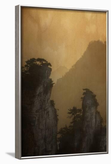 Hallelujah Mts, Wulingyuan District, Mountain Landscape-Darrell Gulin-Framed Photographic Print