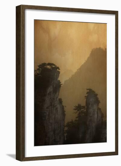 Hallelujah Mts, Wulingyuan District, Mountain Landscape-Darrell Gulin-Framed Photographic Print