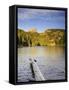 Hallet Peak and Bear Lake, Rocky Mountain National Park, Estes Park, Colorado, USA-Michele Falzone-Framed Stretched Canvas