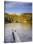 Hallet Peak and Bear Lake, Rocky Mountain National Park, Estes Park, Colorado, USA-Michele Falzone-Stretched Canvas