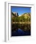 Hallet Peak Reflected in Dream Lake, Rocky Mountain National Park, Colorado, USA-Bernard Friel-Framed Photographic Print